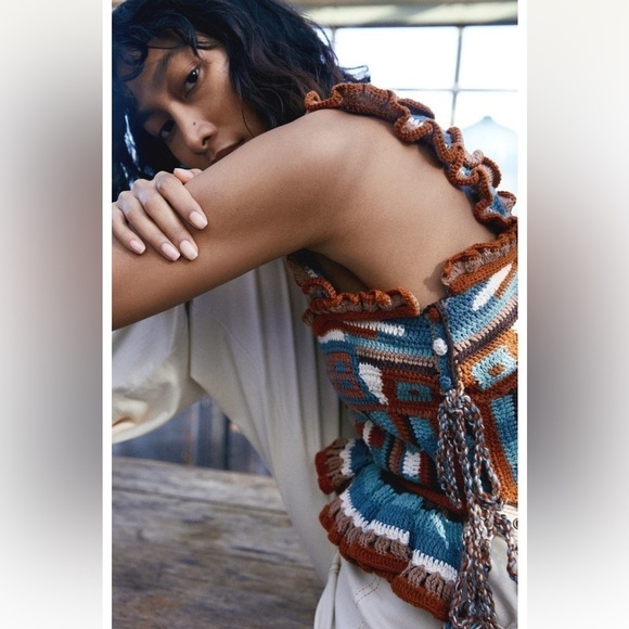 Ulla Johnson Luisa Crochet Handmade Top - Picture 5 of 13